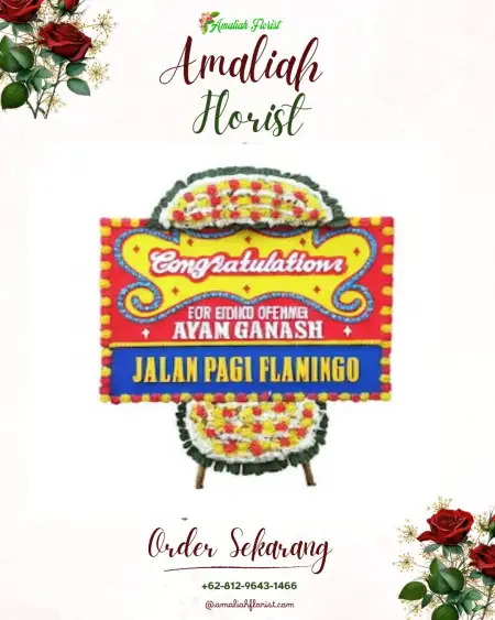 Sewa Papan Bunga Bojonggambir